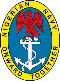 a logo of a navy